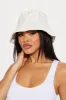 Feel The Connection Bucket Hat - White sold by Fashion Nova