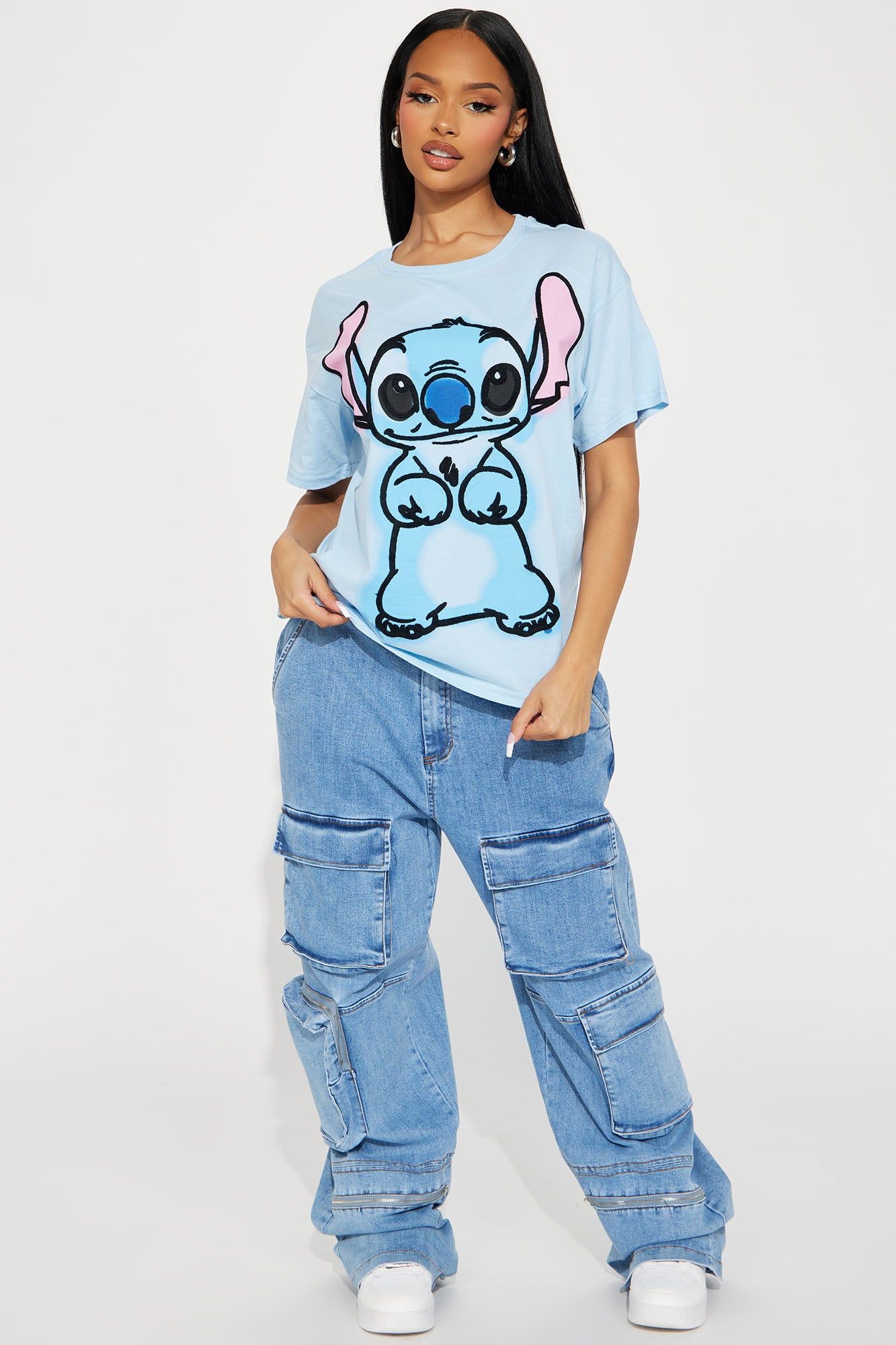 Disney's Stitch Graphic Tshirt - Blue sold by Fashion Nova product image thumbnail 2