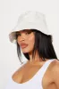 Feel The Connection Bucket Hat - White sold by Fashion Nova