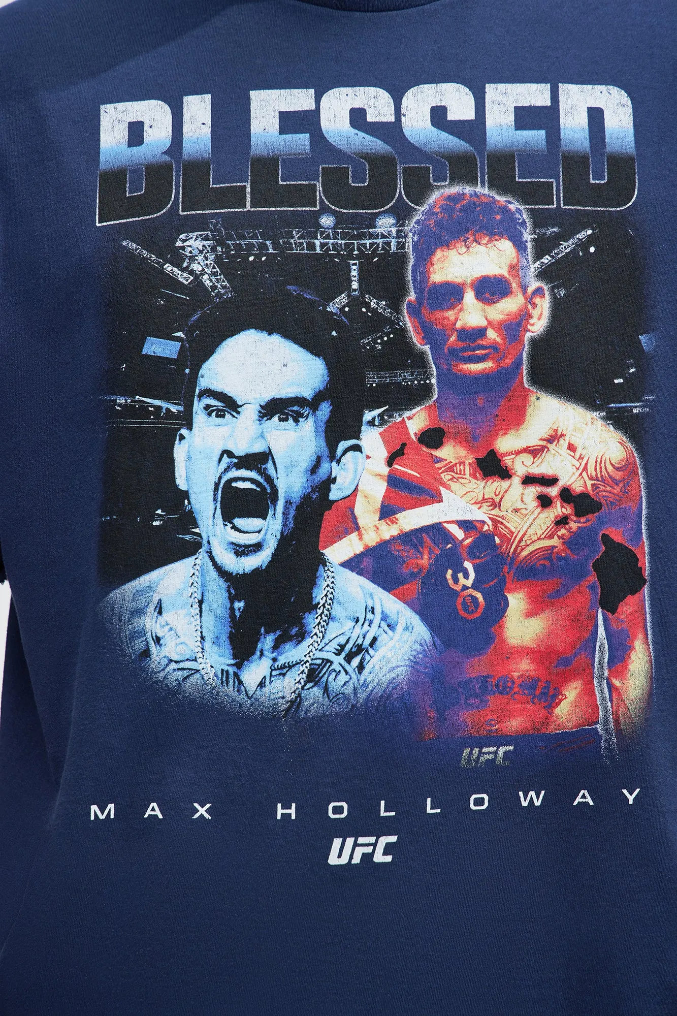 UFC Max Holloway Short Sleeve Tee - Navy sold by Fashion Nova product image thumbnail 5