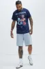 UFC Max Holloway Short Sleeve Tee - Navy sold by Fashion Nova