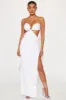 Goddess Mentality Maxi Dress - White sold by Fashion Nova