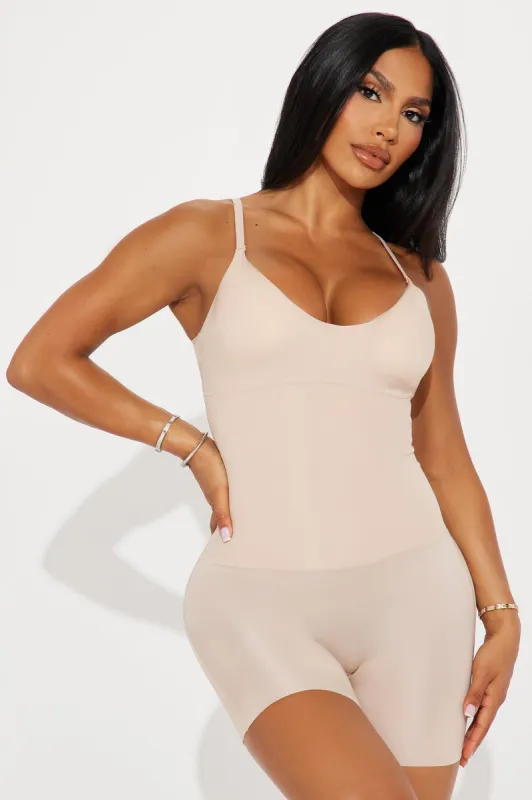 Got Curves Shapewear Romper - Nude sold by Fashion Nova
