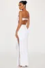 Goddess Mentality Maxi Dress - White sold by Fashion Nova