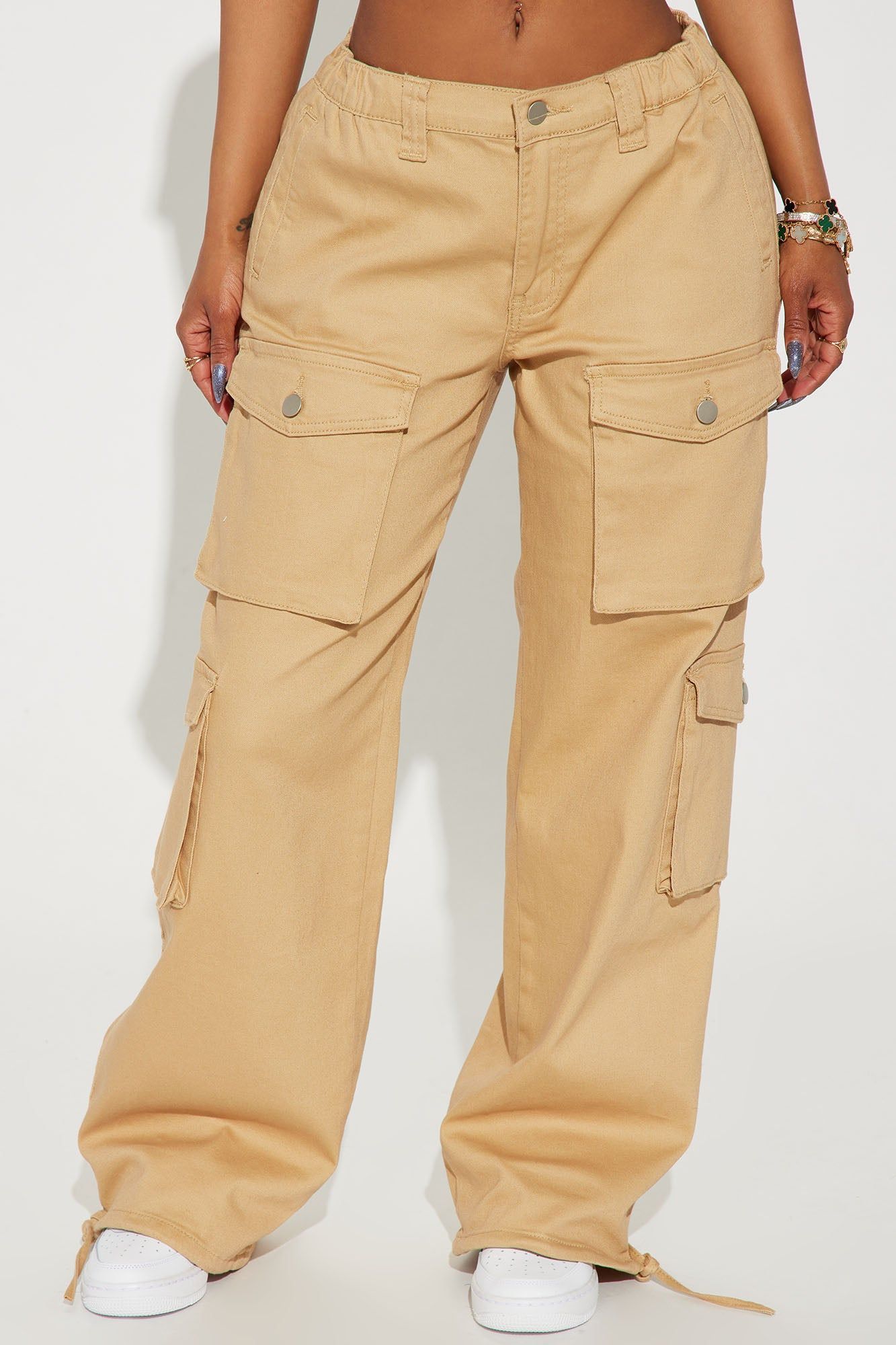 Cool And Casual Cargo Jogger - Khaki sold by Fashion Nova product image thumbnail 2