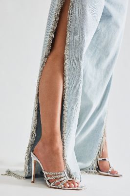 Simply Perfect Heeled Sandals - Silver sold by Fashion Nova