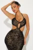 Dreamgirl Mesh Maxi Dress - Black sold by Fashion Nova