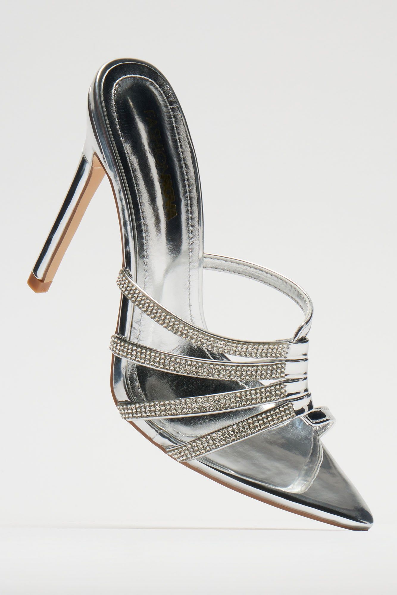 Simply Perfect Heeled Sandals - Silver sold by Fashion Nova product image thumbnail 2