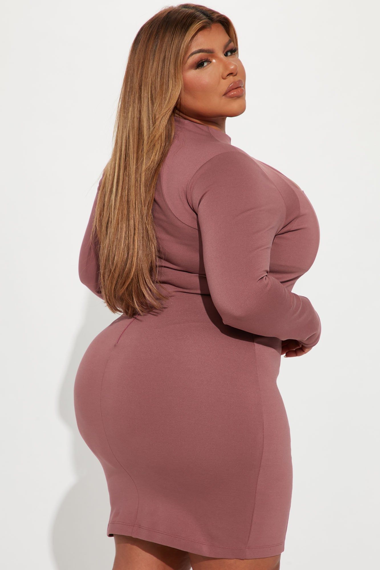 Late Night Mini Dress - Mauve sold by Fashion Nova product image thumbnail 6