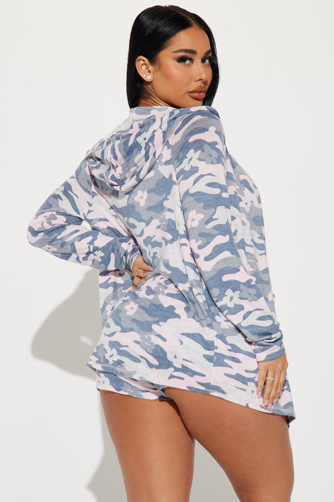 Cozy And Cute PJ Robe Set - Pink/combo sold by Fashion Nova product image thumbnail 2