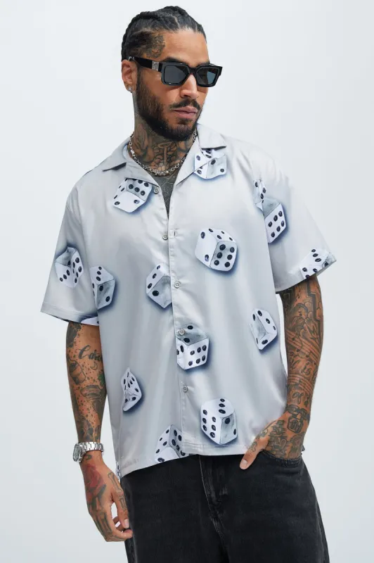 Dice Game Shirt - Stone sold by Fashion Nova
