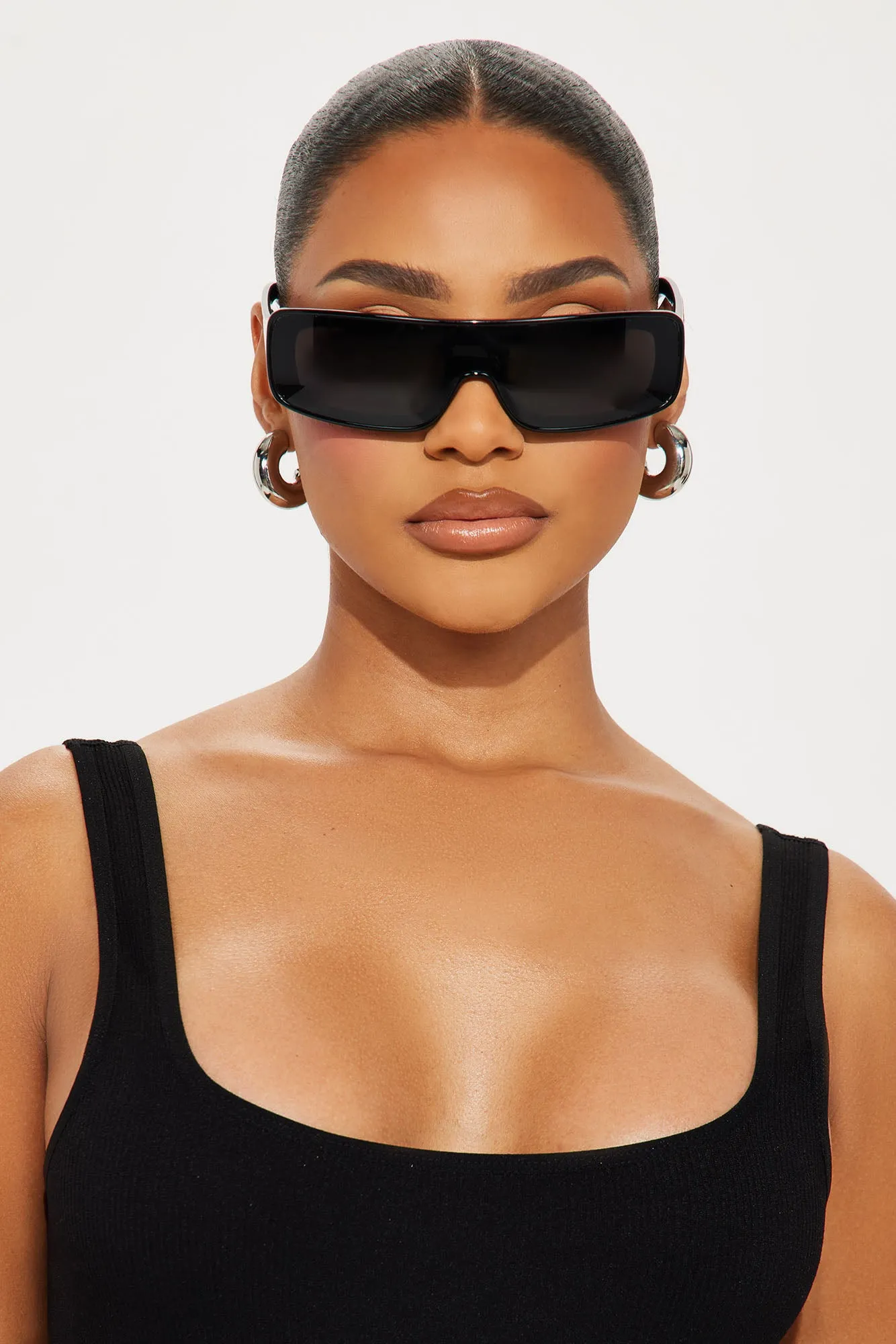 I'll Be Going Hard Sunglasses - Black sold by Fashion Nova product image thumbnail 2