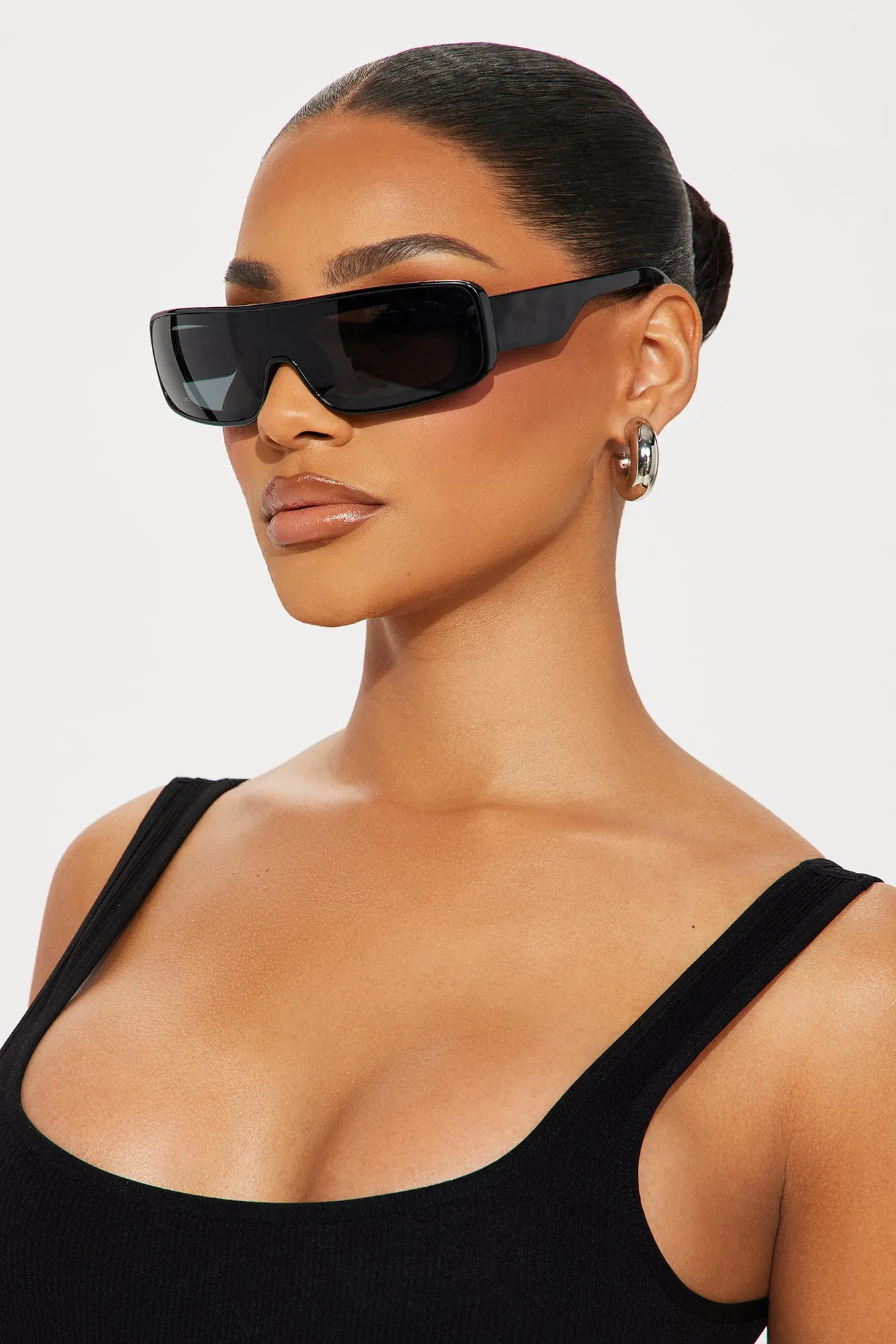 I'll Be Going Hard Sunglasses - Black sold by Fashion Nova