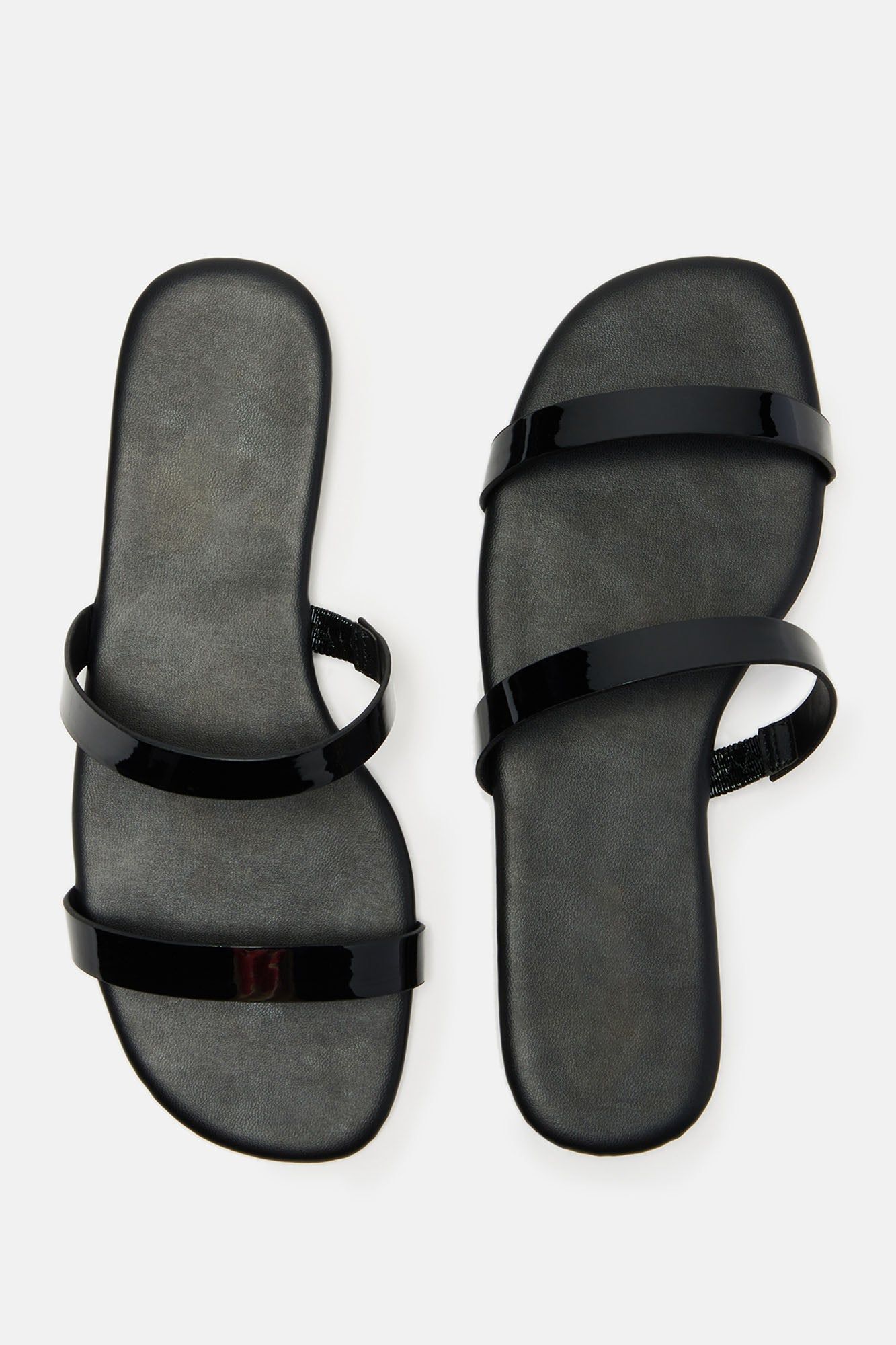 Nikkie Flat Sandals - Black sold by Fashion Nova product image thumbnail 5