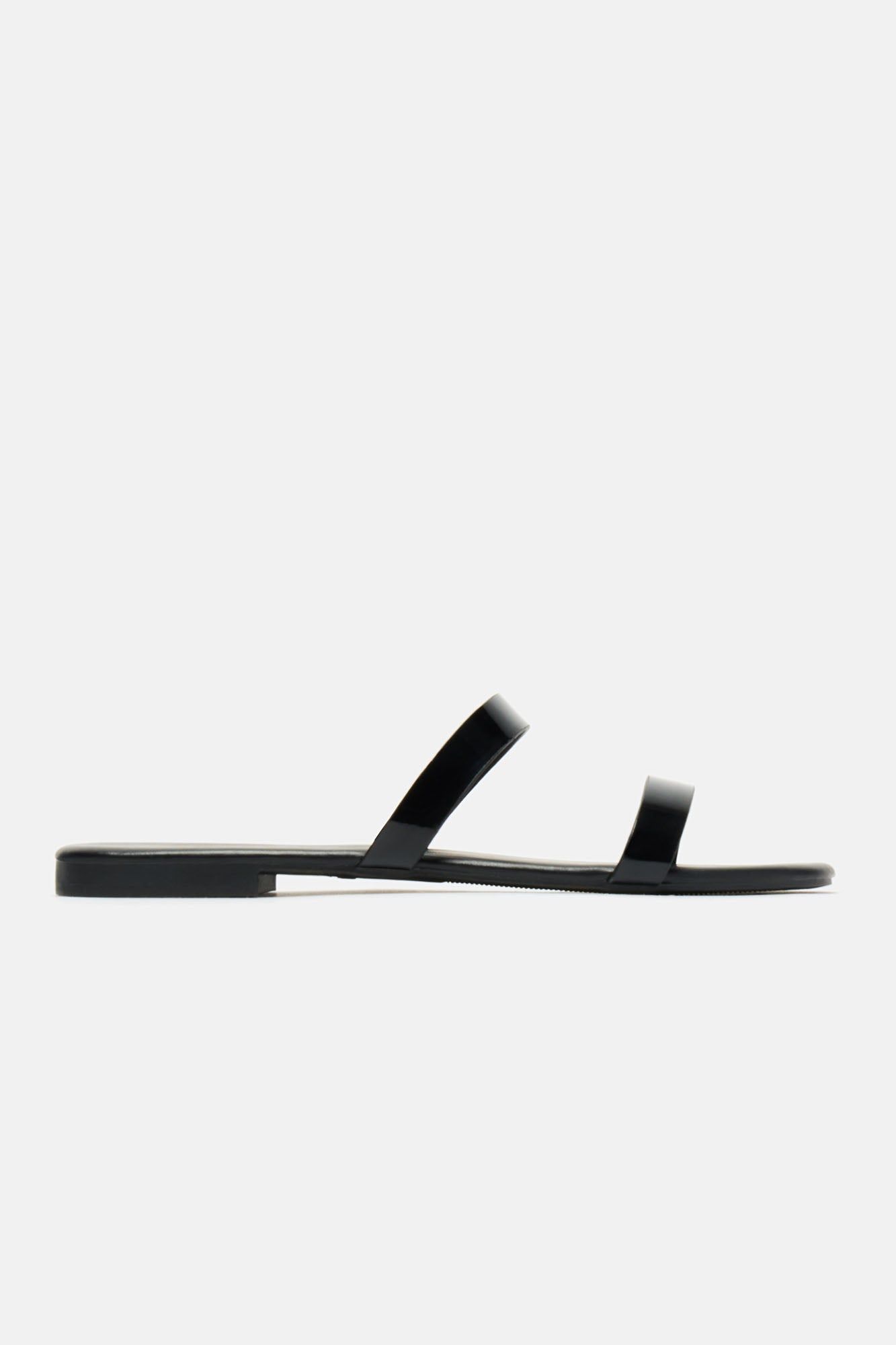 Nikkie Flat Sandals - Black sold by Fashion Nova product image thumbnail 3