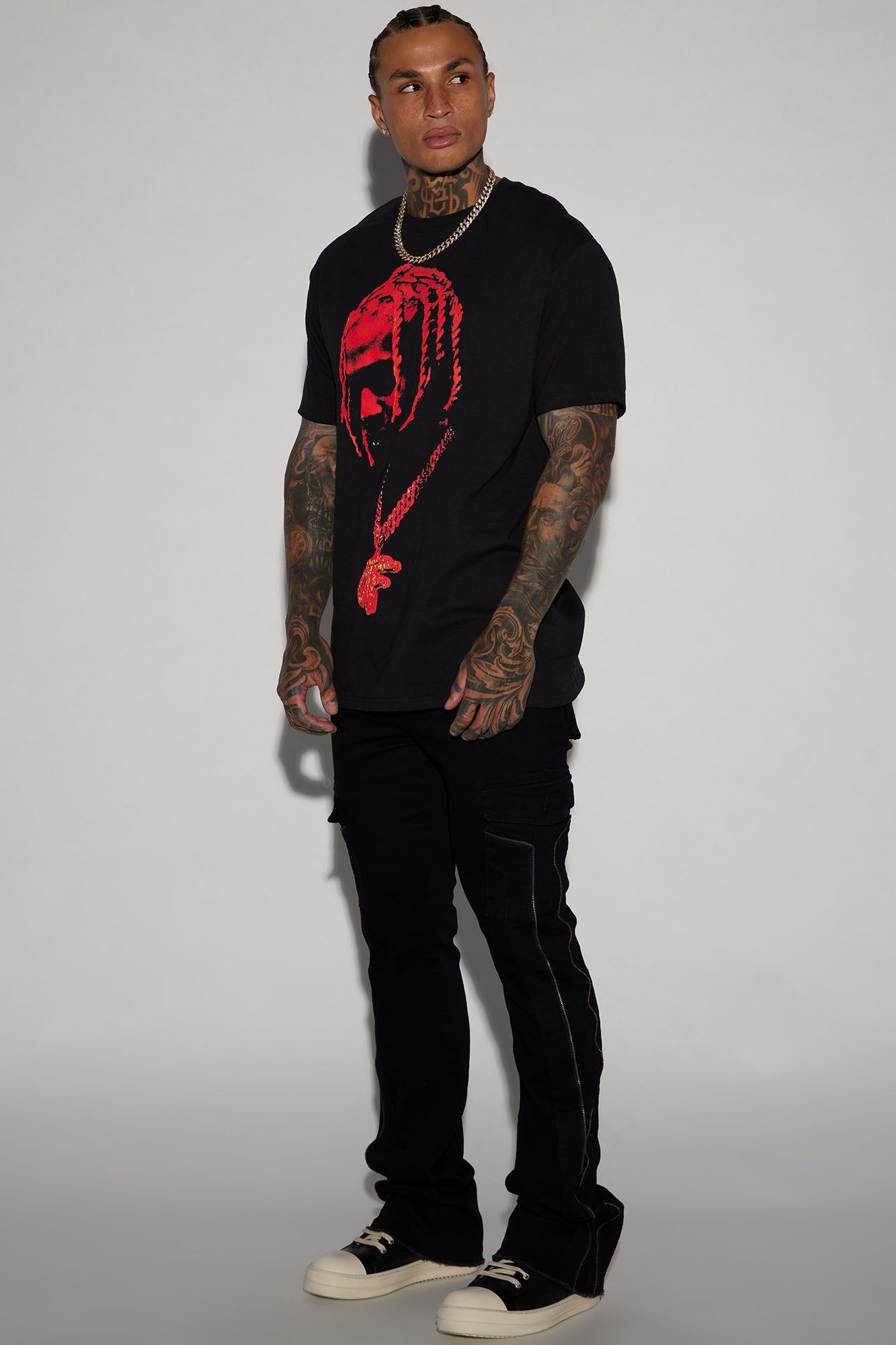 Hilltop Stacked Skinny Flare Jeans - Black sold by Fashion Nova product image thumbnail 3