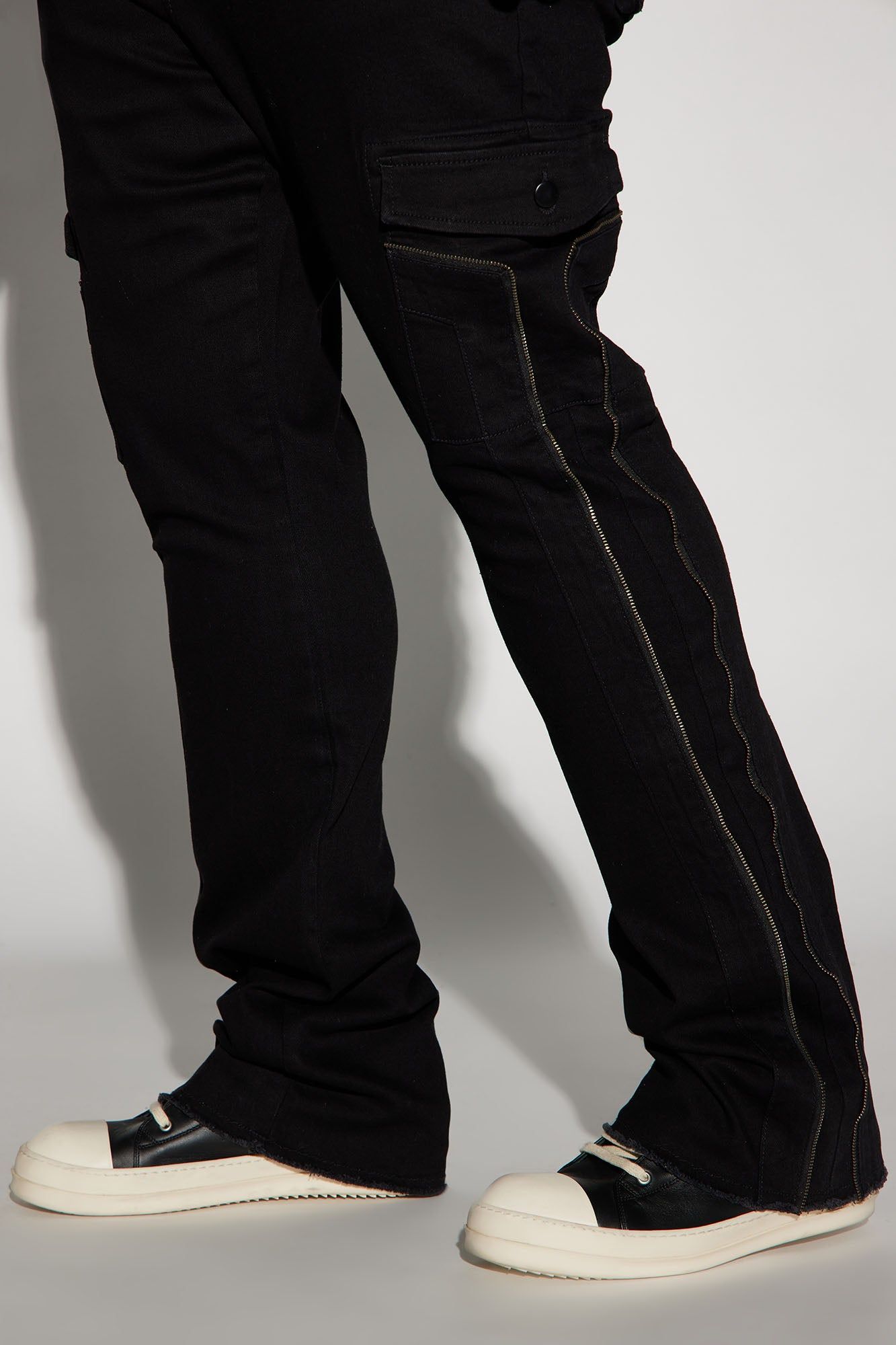 Hilltop Stacked Skinny Flare Jeans - Black sold by Fashion Nova product image thumbnail 8