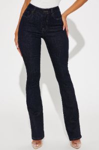 Amaya Sculpting Stretch Bootcut Jeans - Dark Wash sold by Fashion Nova