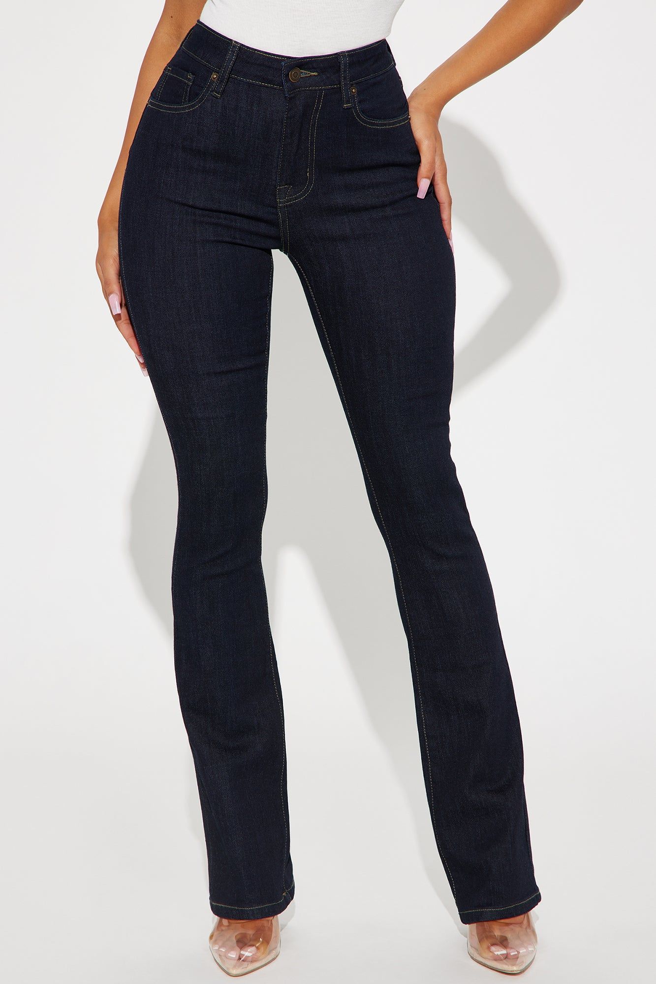 Amaya Sculpting Stretch Bootcut Jeans - Dark Wash sold by Fashion Nova product image thumbnail 2