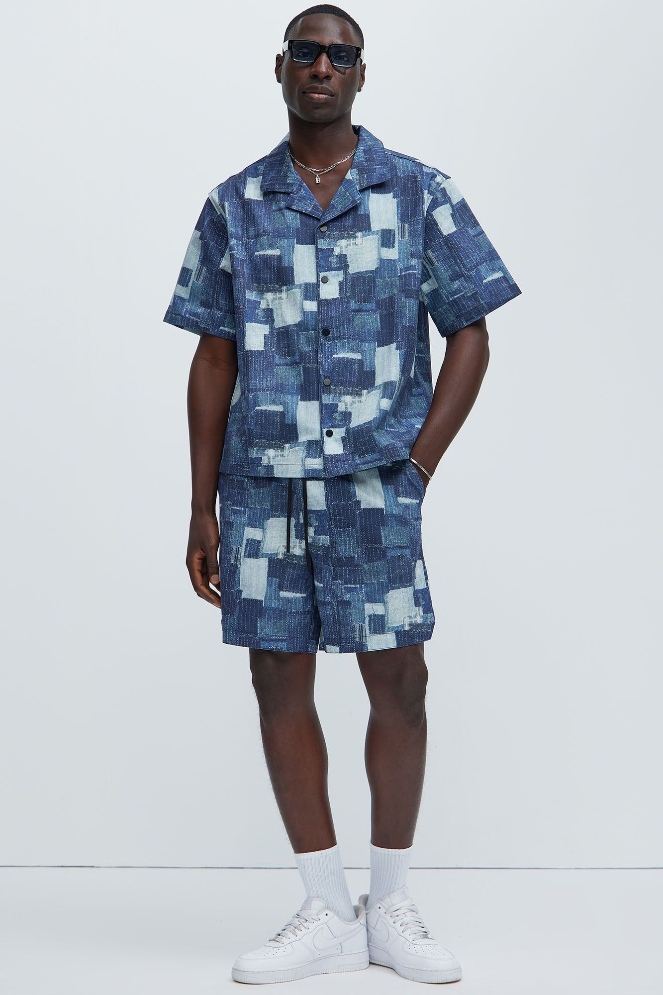 Repaired Ends Shirt - Indigo sold by Fashion Nova product image thumbnail 2