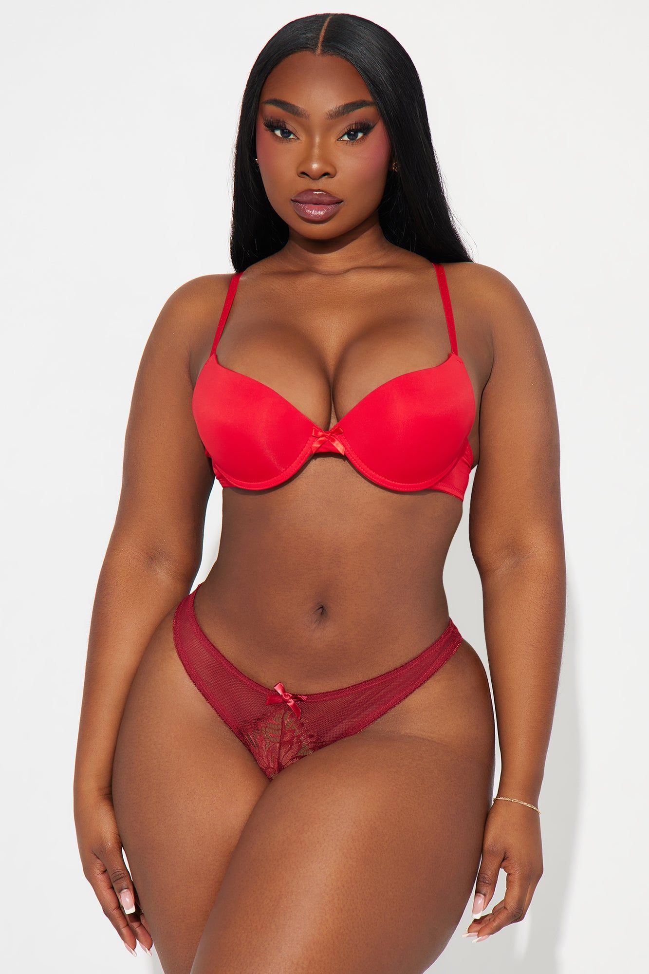 Give It Up Lace Crotchless Panty - Wine sold by Fashion Nova product image thumbnail 5