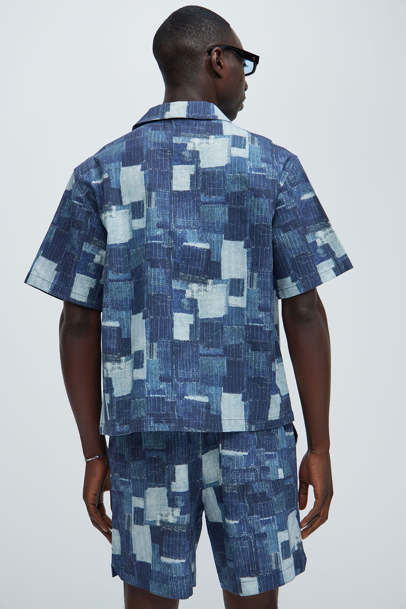 Repaired Ends Shirt - Indigo sold by Fashion Nova product image thumbnail 3