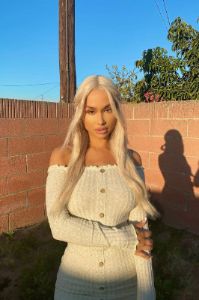 Jacklyn Off Shoulder Mini Dress - Oatmeal sold by Fashion Nova