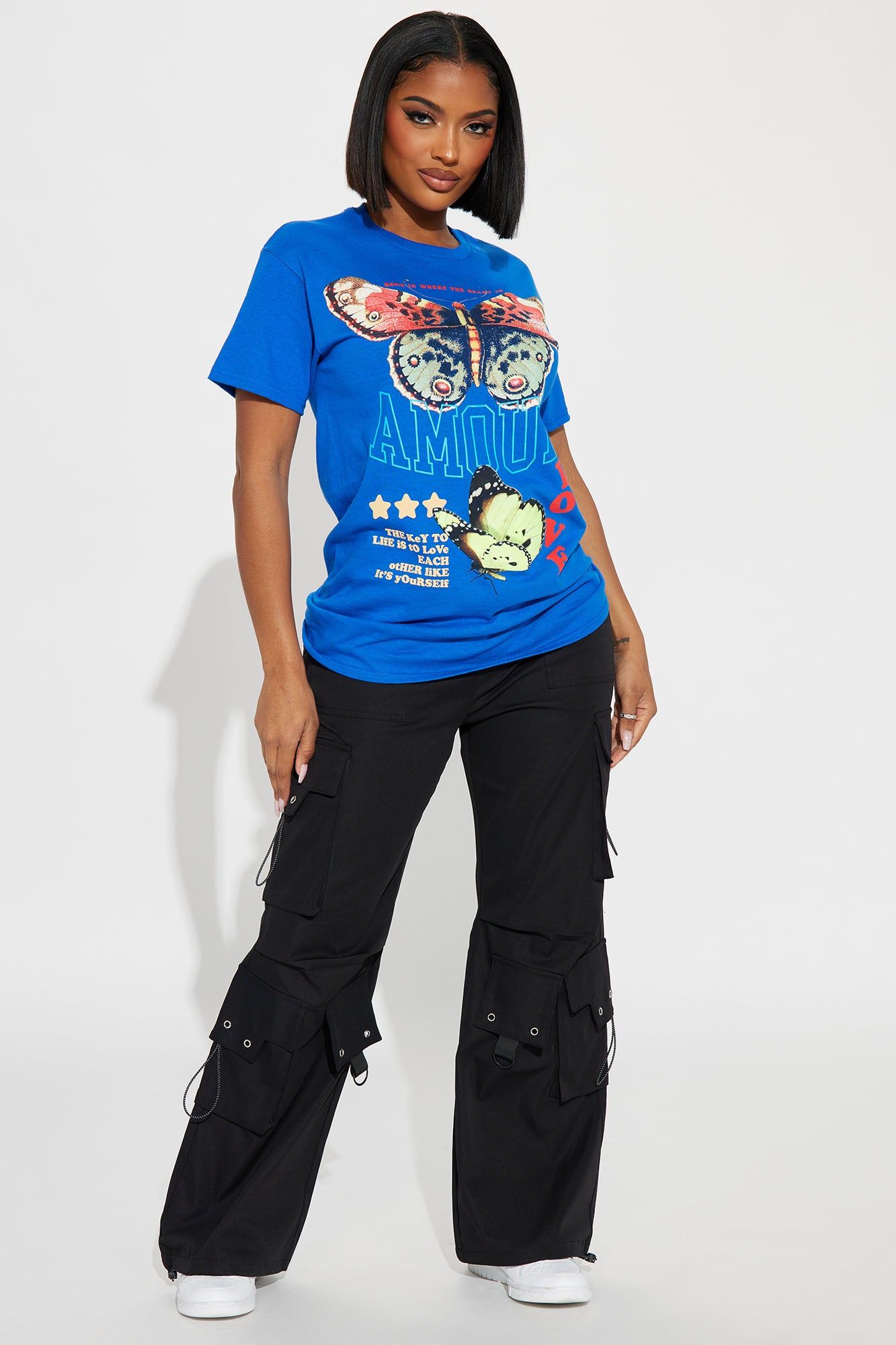 Year Of Self Love Graphic Tee - Royal sold by Fashion Nova product image thumbnail 3