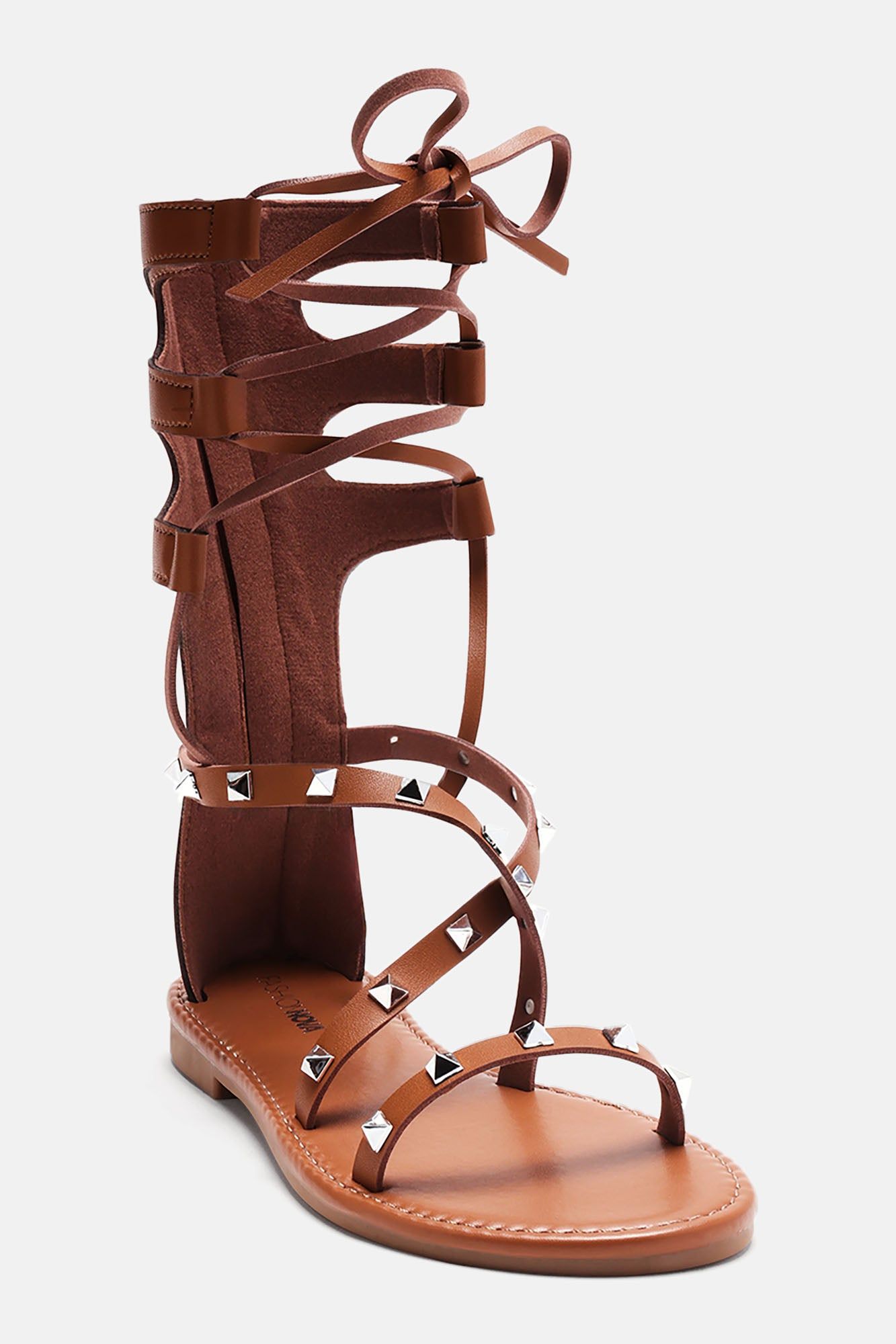 Laurie Gladiator Flat Sandals - Brown sold by Fashion Nova product image thumbnail 3