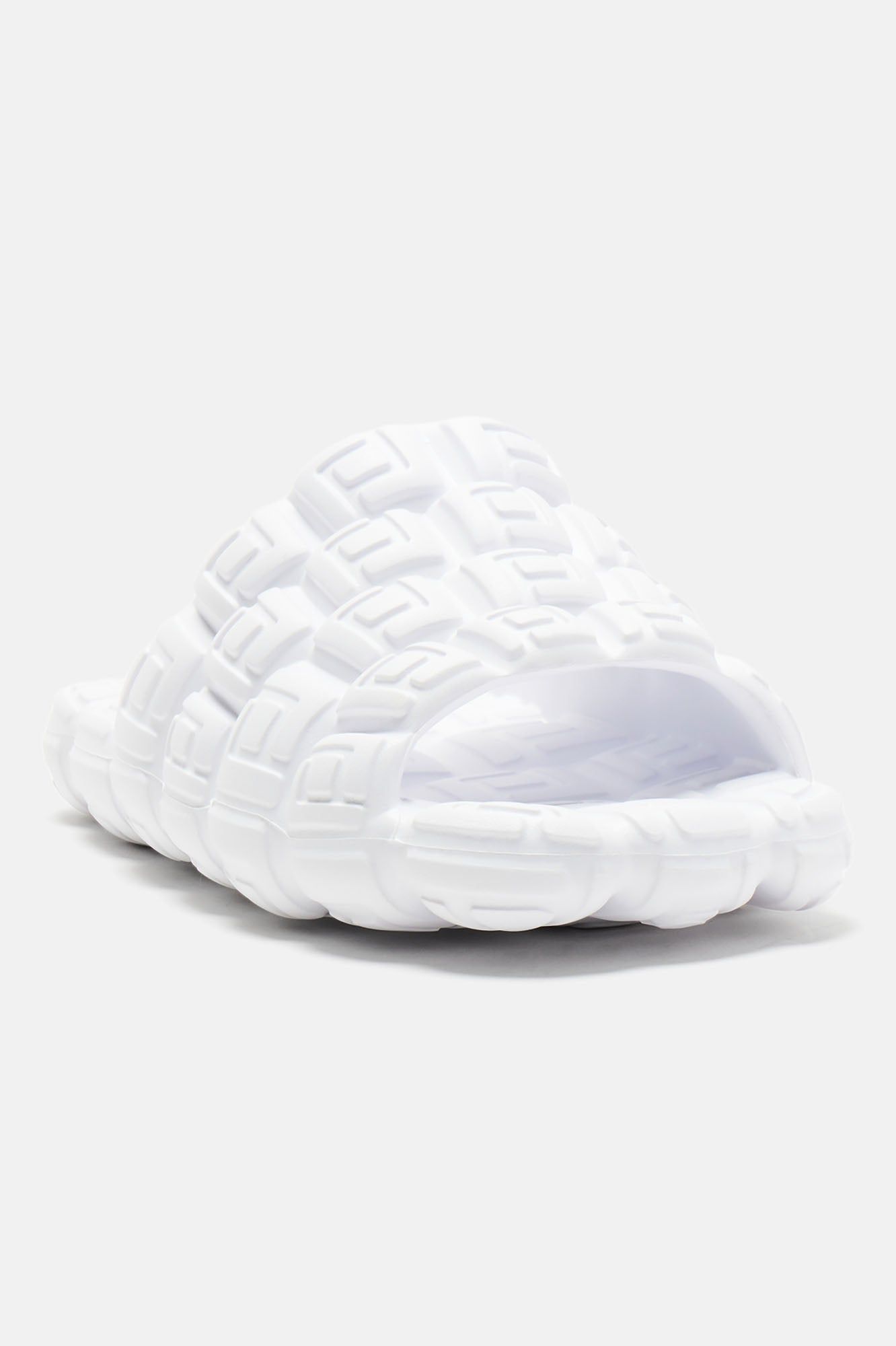 Honest Opinion Casual Slides - White sold by Fashion Nova product image thumbnail 3