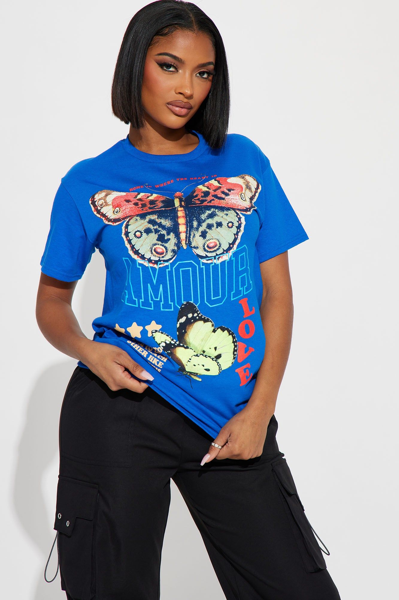 Year Of Self Love Graphic Tee - Royal sold by Fashion Nova