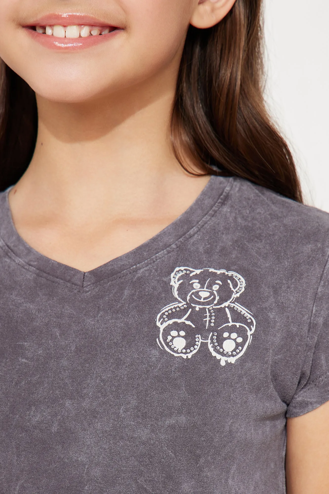 Mini Teddy Los Angeles Tee - Charcoal sold by Fashion Nova product image thumbnail 2
