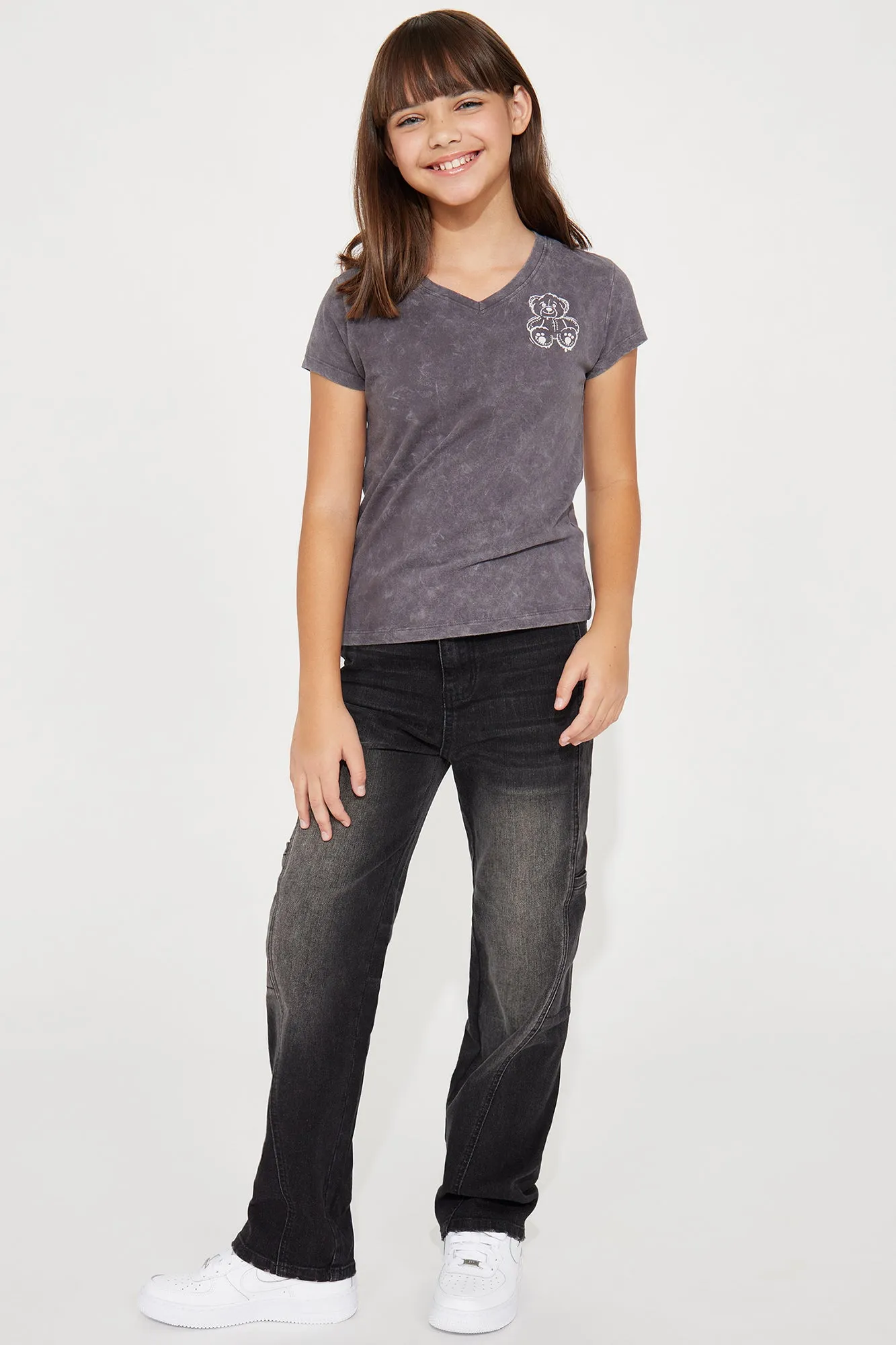 Mini Teddy Los Angeles Tee - Charcoal sold by Fashion Nova product image thumbnail 4