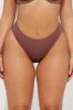 Feels Like Love Microfiber High Cut Panty - Chocolate sold by Fashion Nova