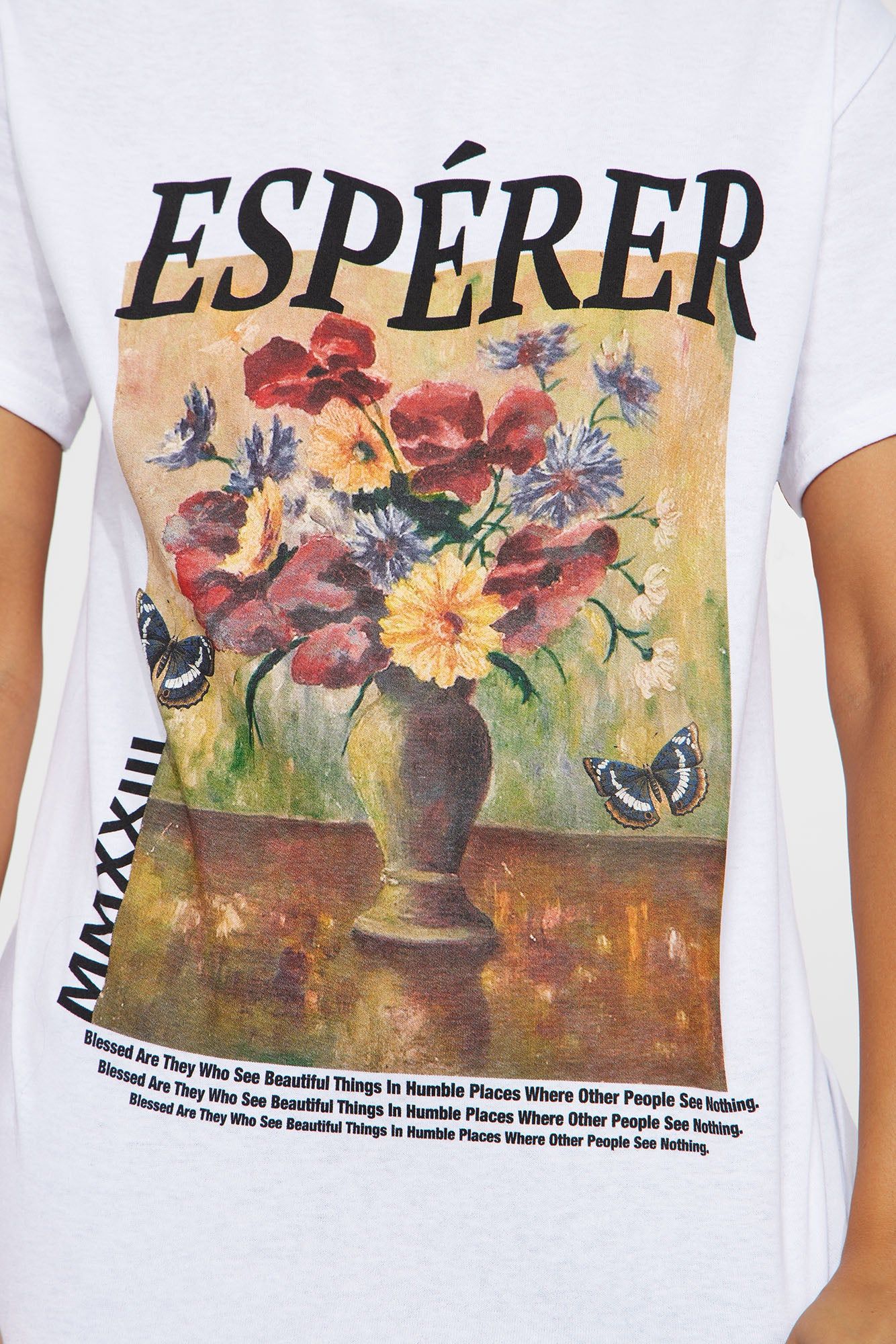 To Hope Graphic Tee - White sold by Fashion Nova product image thumbnail 3