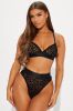 Wild Desires Mesh Panty 2 Piece Set - Black sold by Fashion Nova