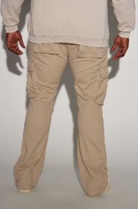 Affection Stacked Skinny Flare Cargo Pants - Tan sold by Fashion Nova