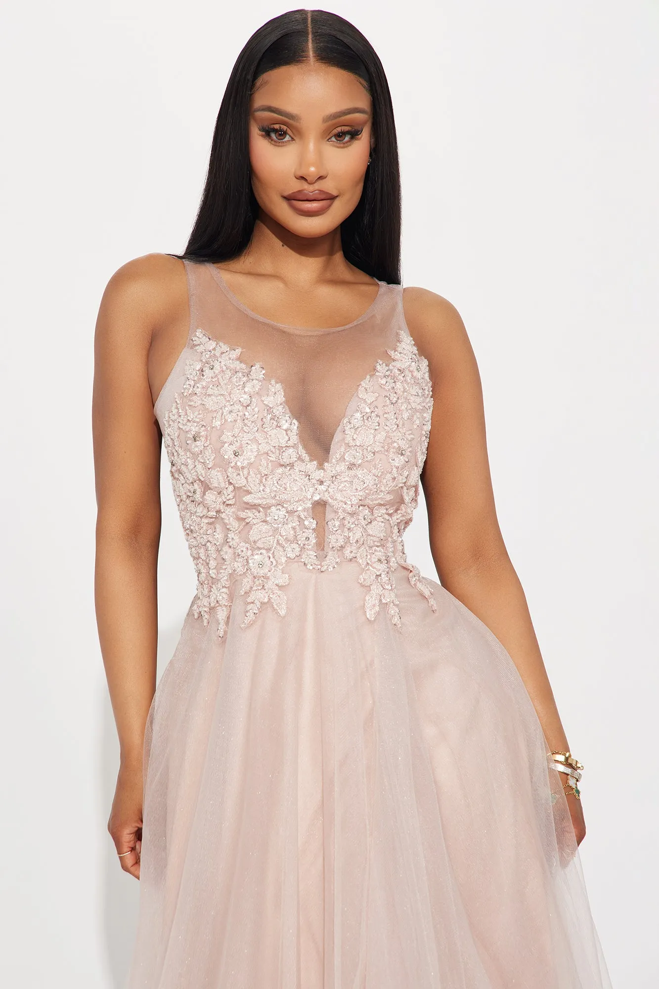 Cinderella Moment Tulle Gown - Mauve sold by Fashion Nova product image thumbnail 2