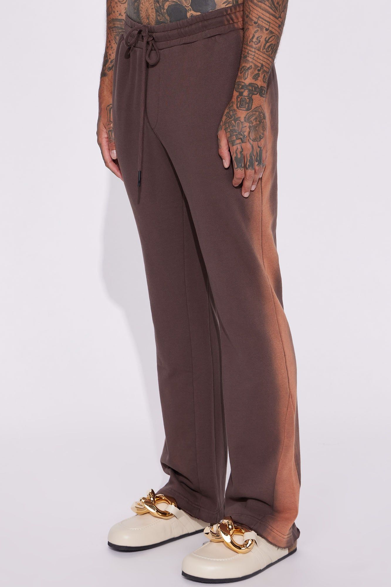 Tyson All You Flared Sweatpants - Brown sold by Fashion Nova