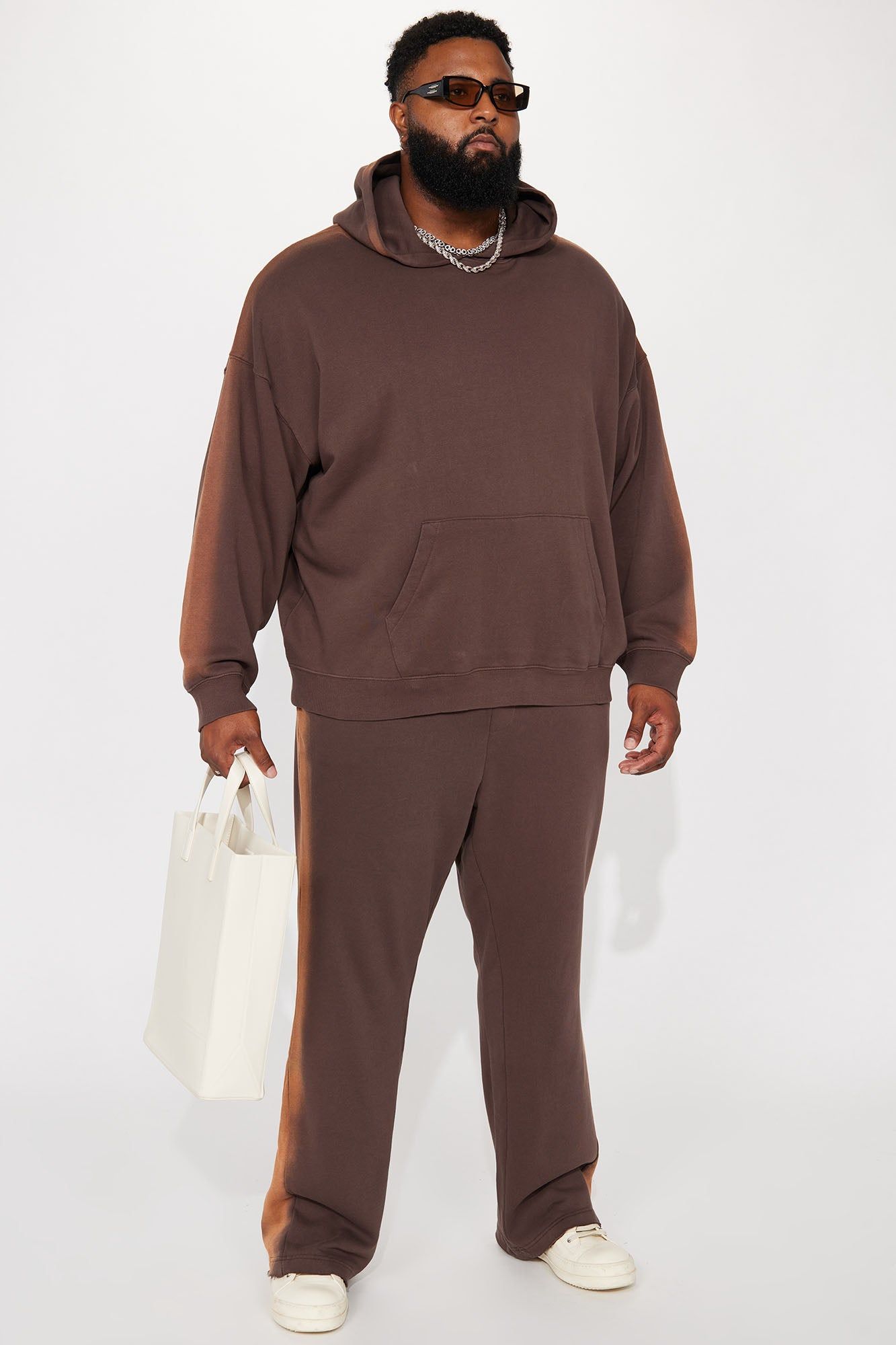 Tyson All You Flared Sweatpants - Brown sold by Fashion Nova product image thumbnail 6