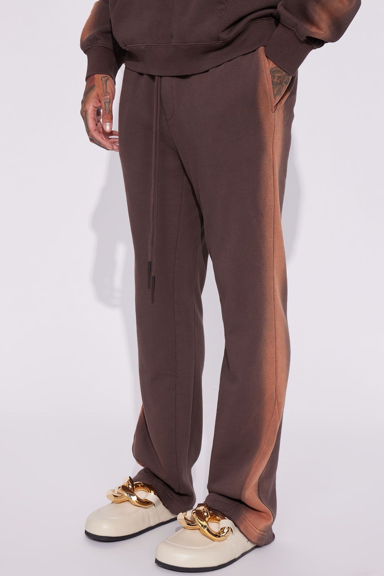 Tyson All You Flared Sweatpants - Brown sold by Fashion Nova product image thumbnail 2