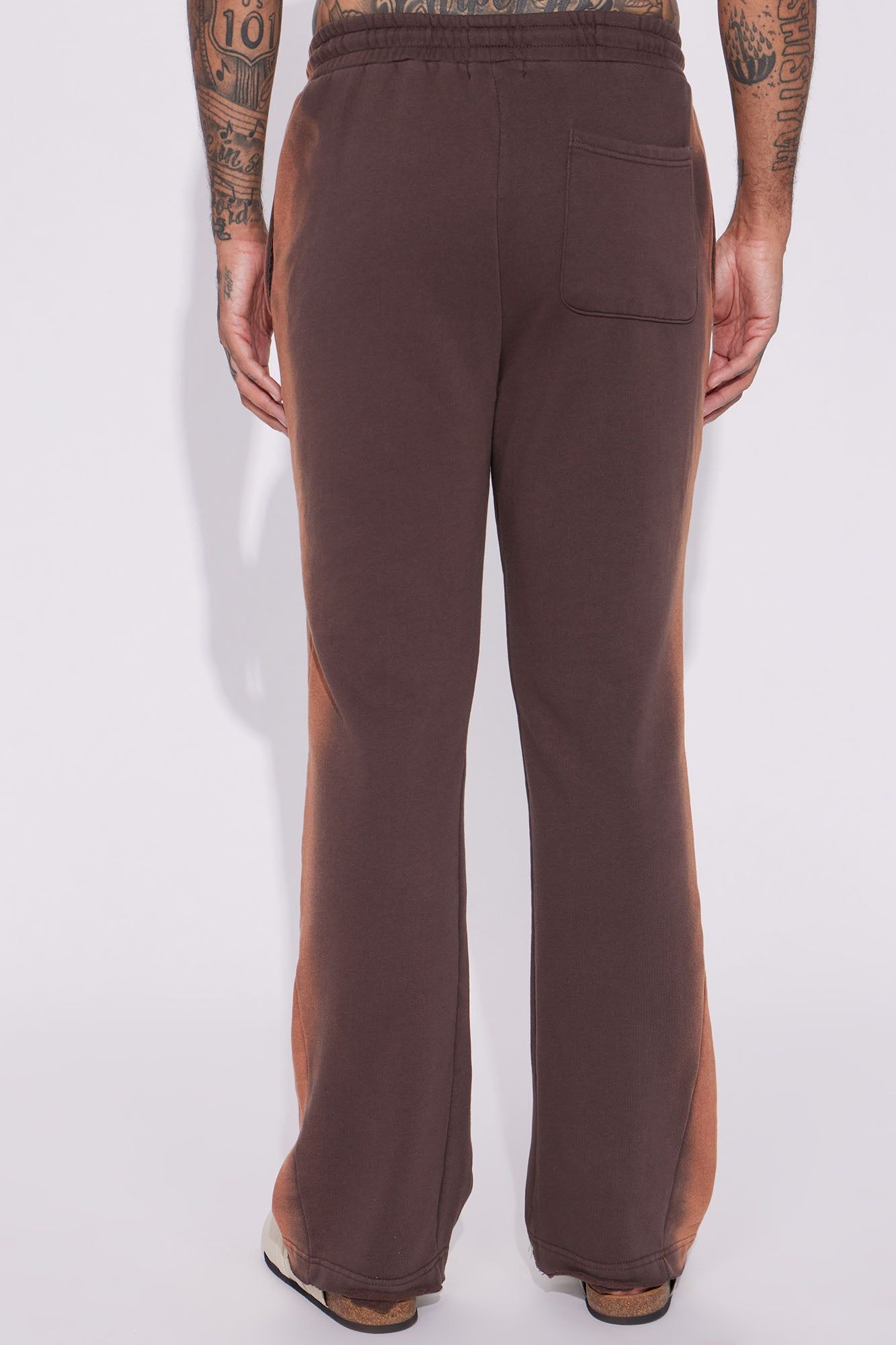 Tyson All You Flared Sweatpants - Brown sold by Fashion Nova product image thumbnail 5