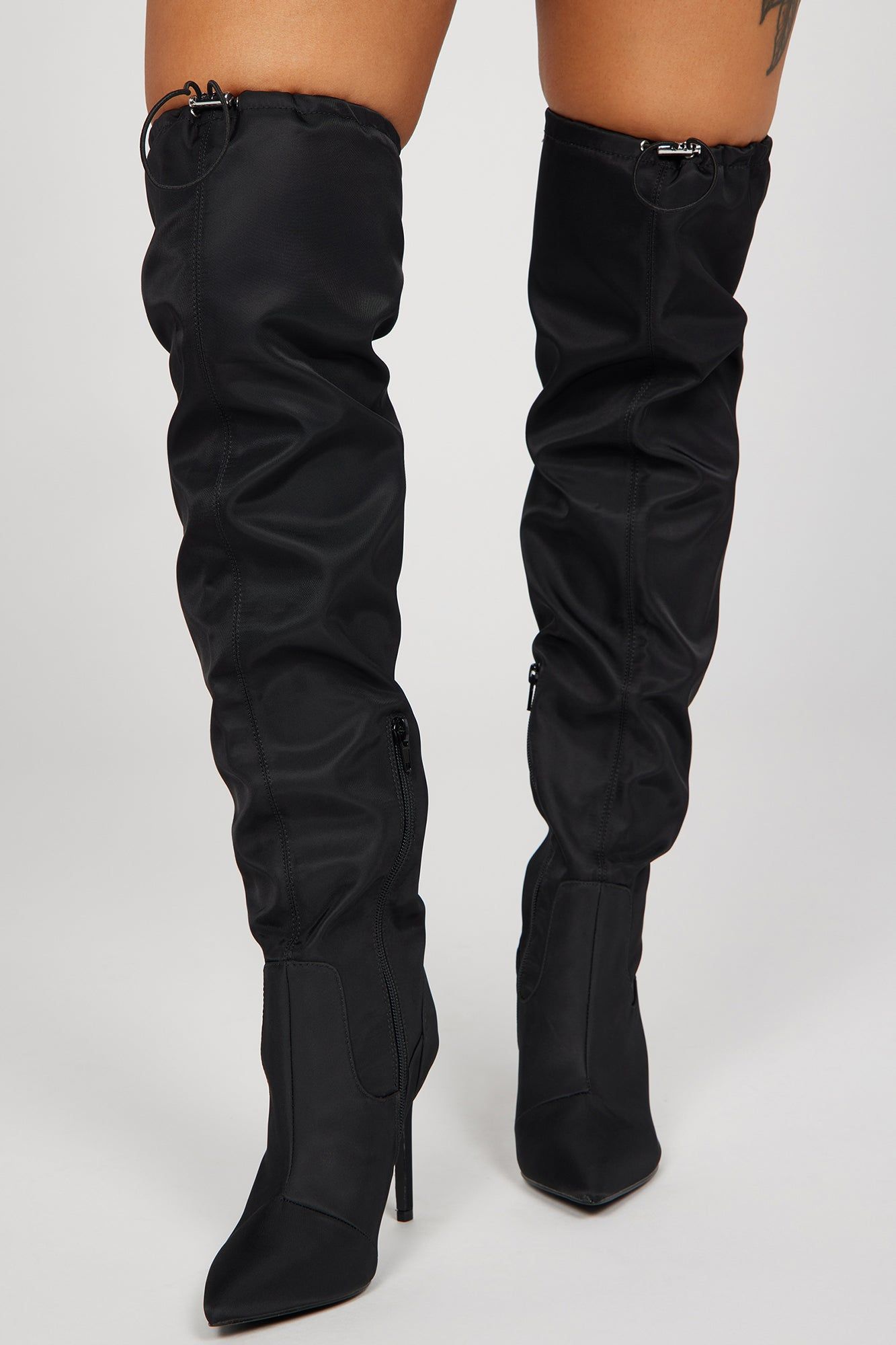 Cold Hearted Over The Knee Boots - Black sold by Fashion Nova product image thumbnail 2