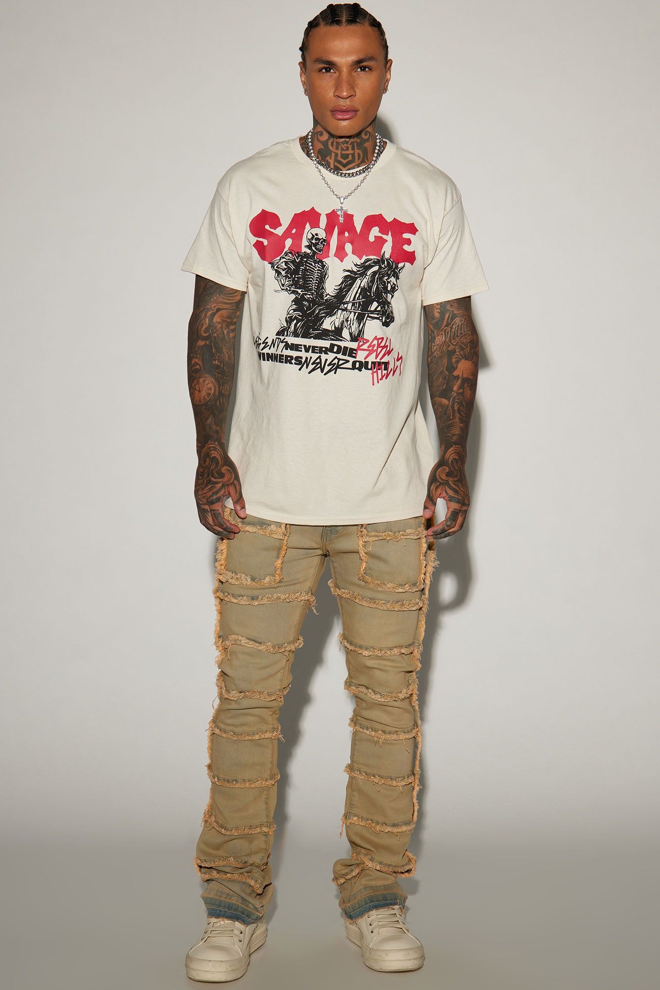 Rebel Hills Local Short Sleeve Tee - Off White sold by Fashion Nova product image thumbnail 2