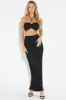 Tulum Fishnet Skirt Set - Black sold by Fashion Nova