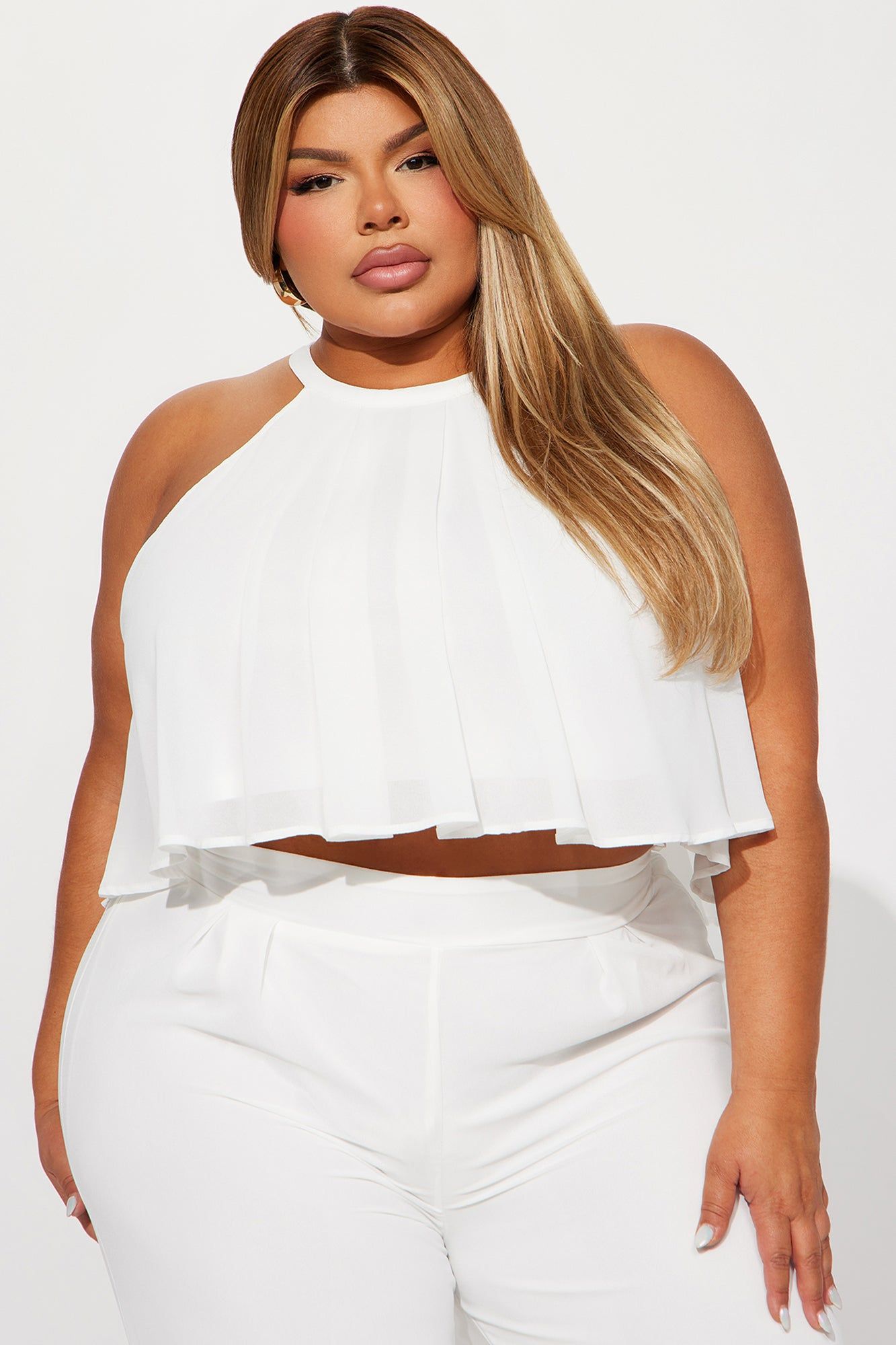 Ashlyn Pant Set - White sold by Fashion Nova product image thumbnail 5