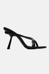 Never Lonely Heeled Sandals - Black sold by Fashion Nova