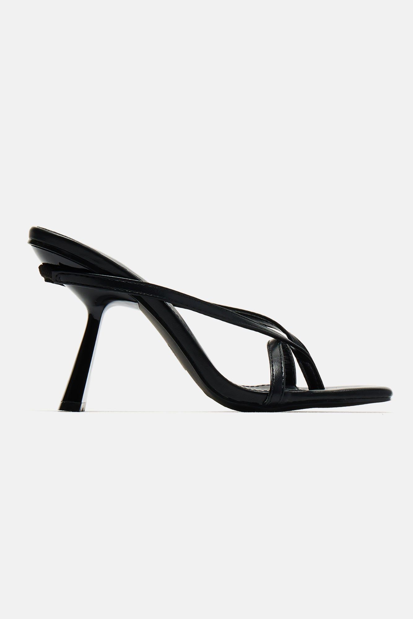 Never Lonely Heeled Sandals - Black sold by Fashion Nova product image thumbnail 3
