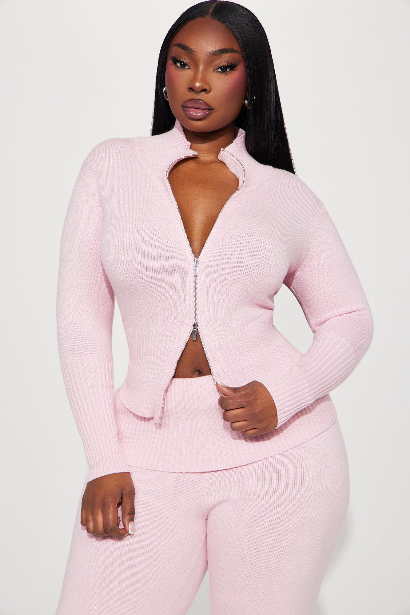 Baddie Energy Sweater Pant Set - Pink sold by Fashion Nova product image thumbnail 5