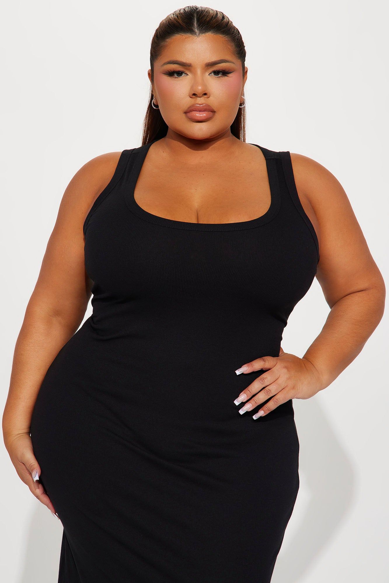 Leandra RIbbed Maxi Dress - Black sold by Fashion Nova product image thumbnail 5